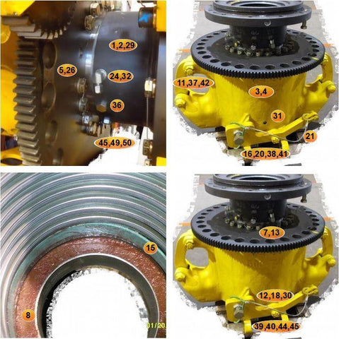 BEARING SINTERED BRONZE FLANGED